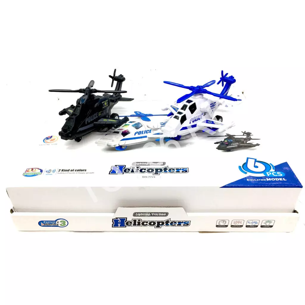 Вертолёт Полиц. 6 шт. 7721