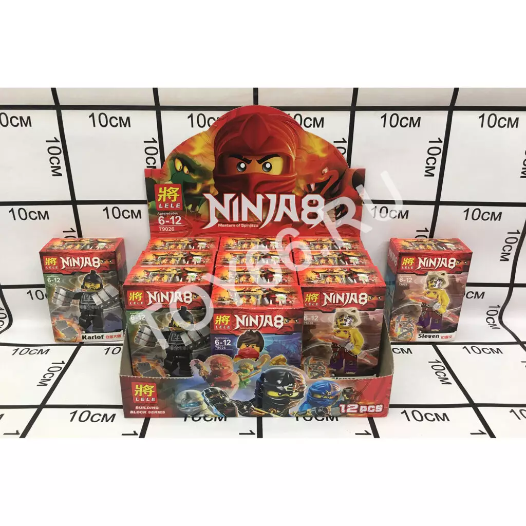Конструктор Ниндзя в уп 12 шт 79026