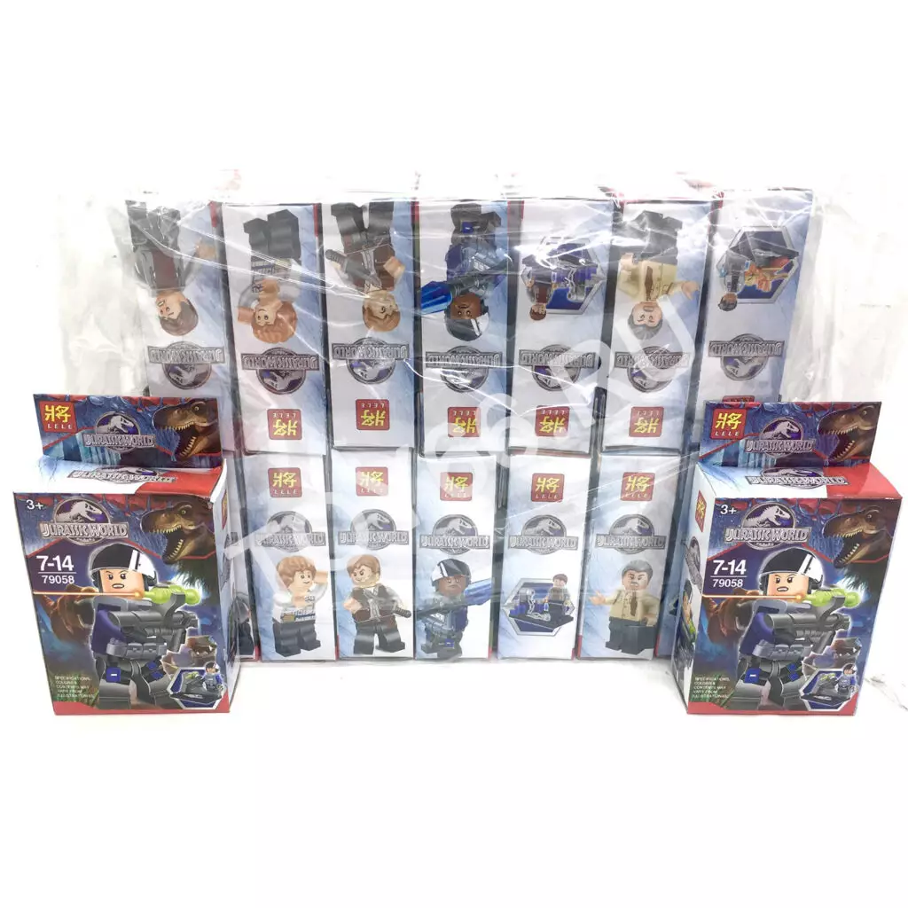 Конструктор Юрский парк 16 шт. в блоке 79058