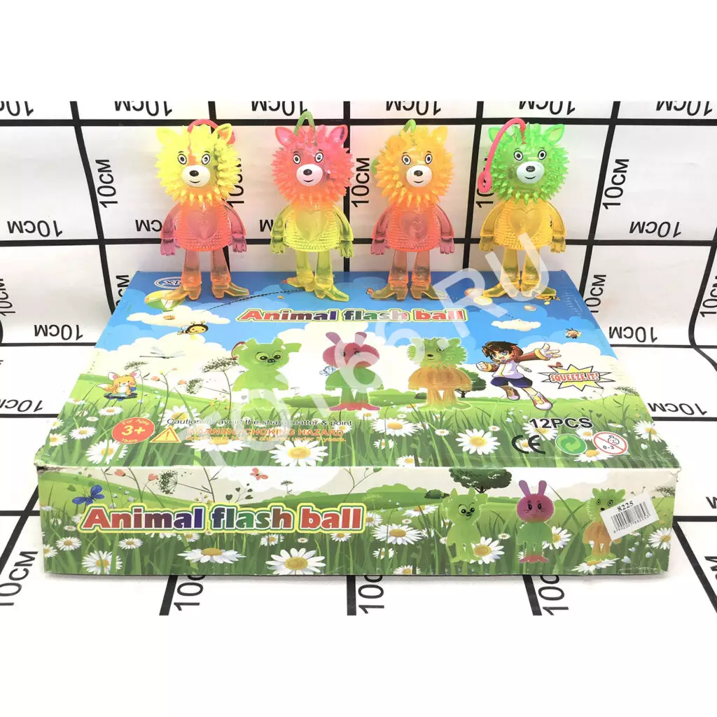 Мячик мишка 12 шт в блоке 8225