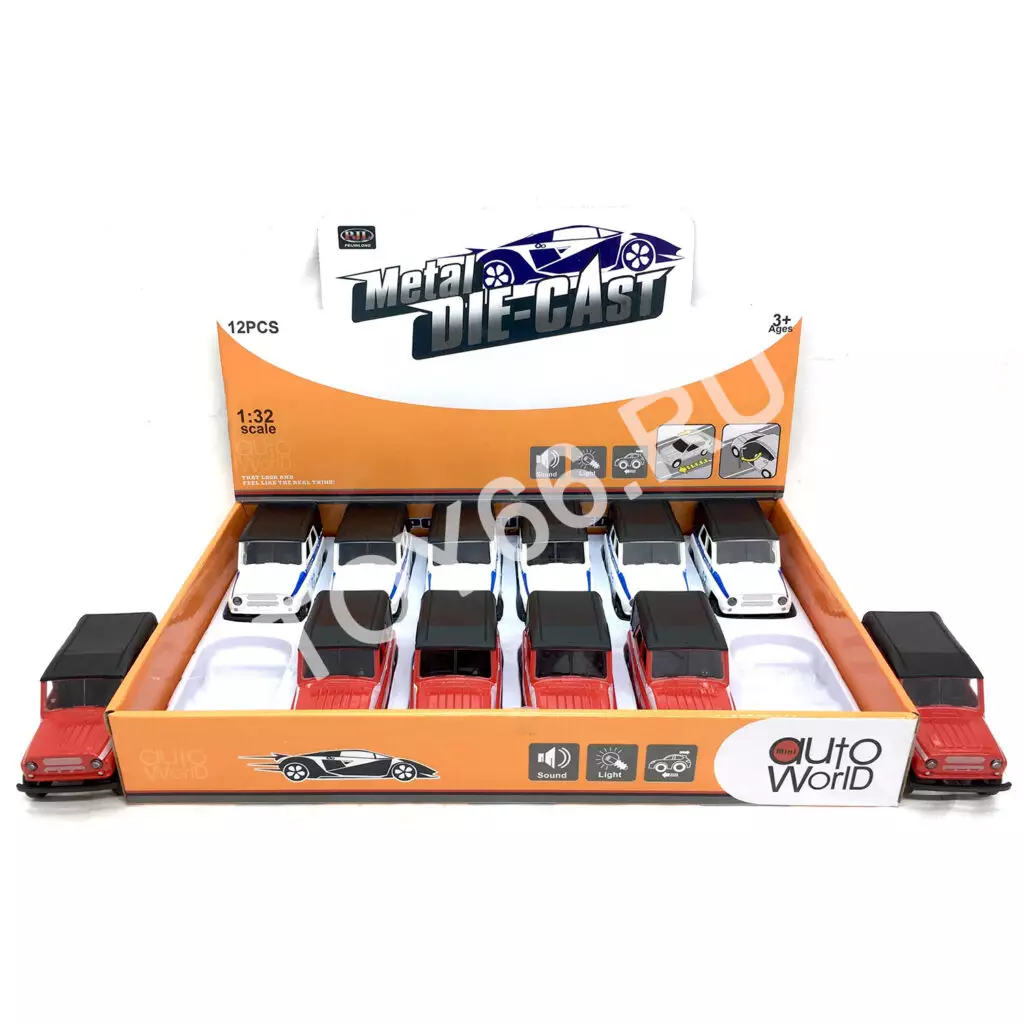 Модельки (металл) 12 шт. в блоке 834-B6B