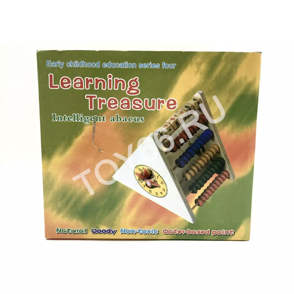 Логика-игрушка из дерева Часы и Счёт 93-70