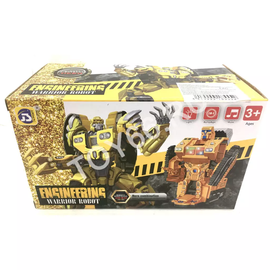 Робот Трансформер Бульдозер (свет, звук) 9902