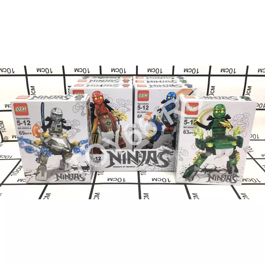 Конструктор Ниндзя 8 шт. в блоке 99093