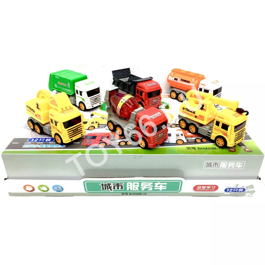 Машинки Городская служба 12 шт BHX699-10