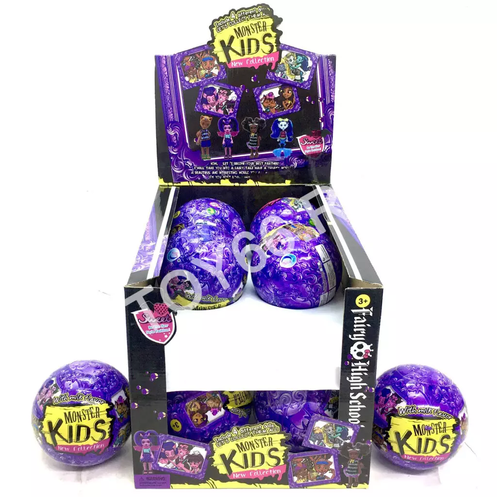 Кукла Монстр в шаре 12 шт. в блоке DH2180