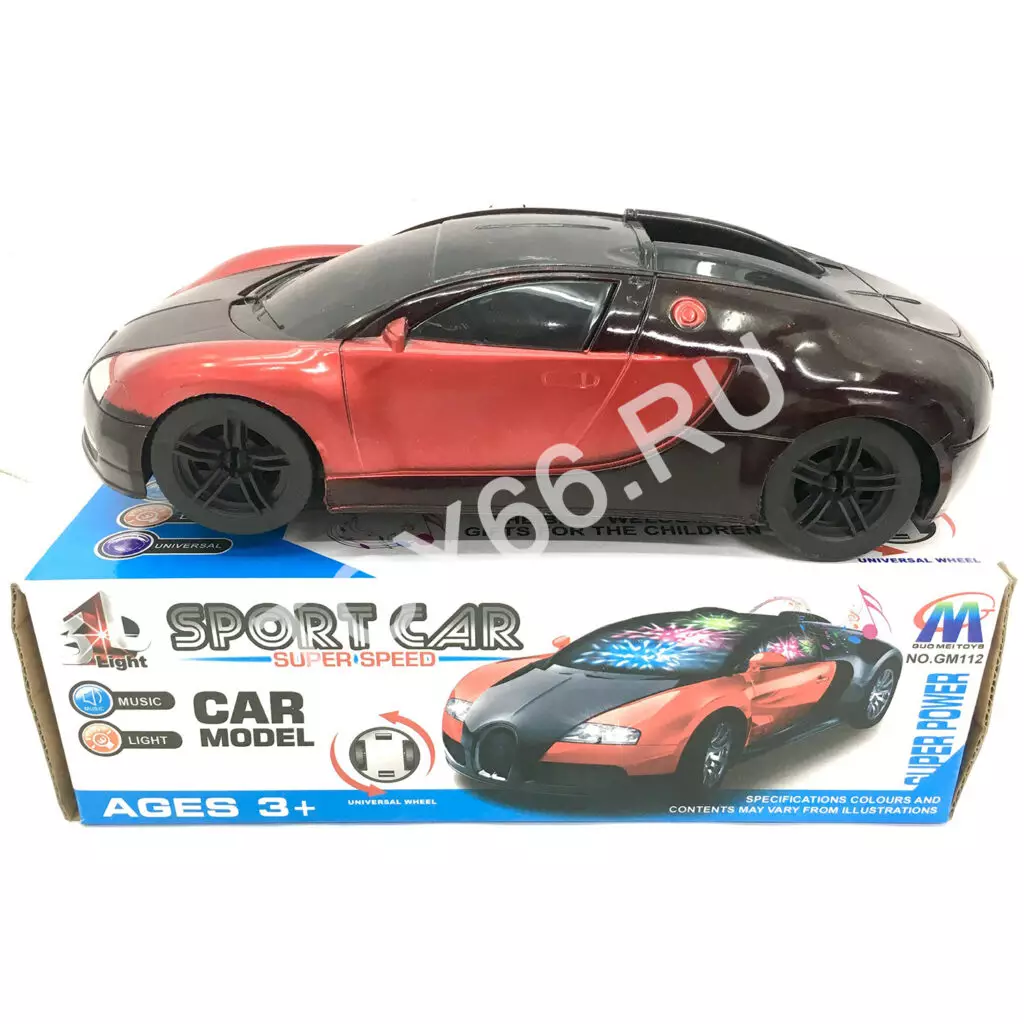 Машинка на батарейках (свет, звук) GM112