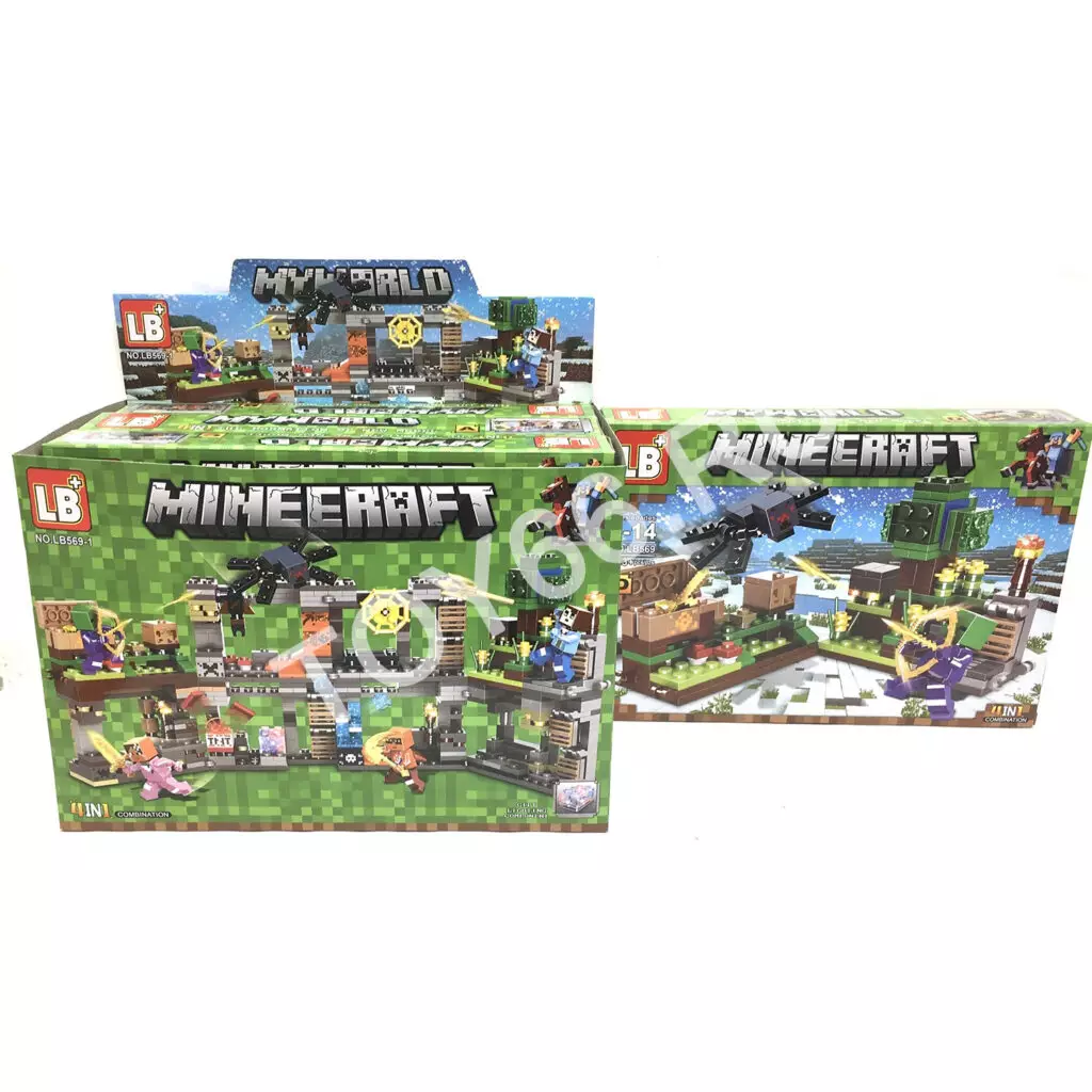 Конструктор Герои из кубиков 4 шт. в блоке LB569-1