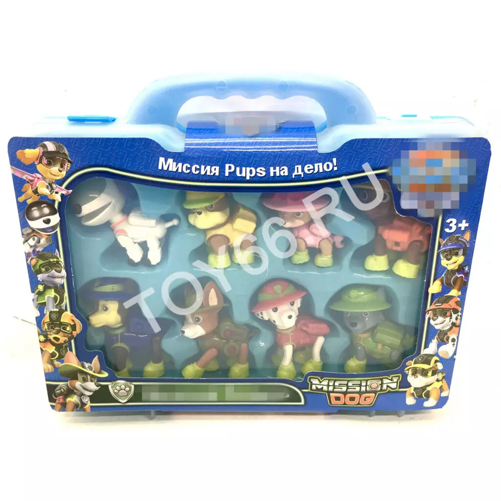 Собачки в кейсе 8 героев LQ2041