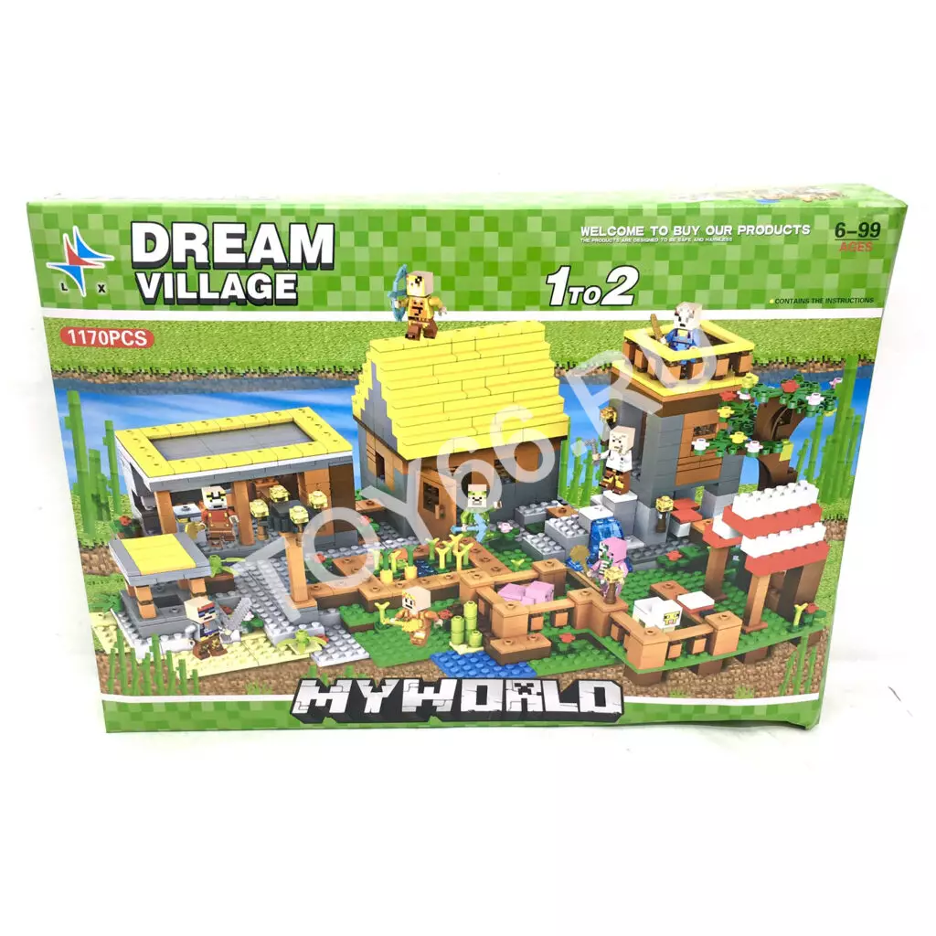 Конструктор Герои из кубиков 1170 дет. LXA307