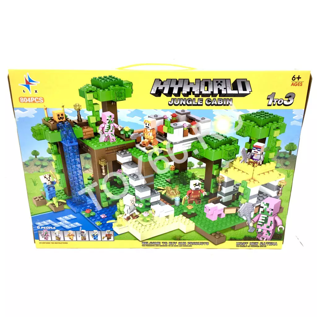 Конструктор Герои из кубиков 804 дет. LXA313