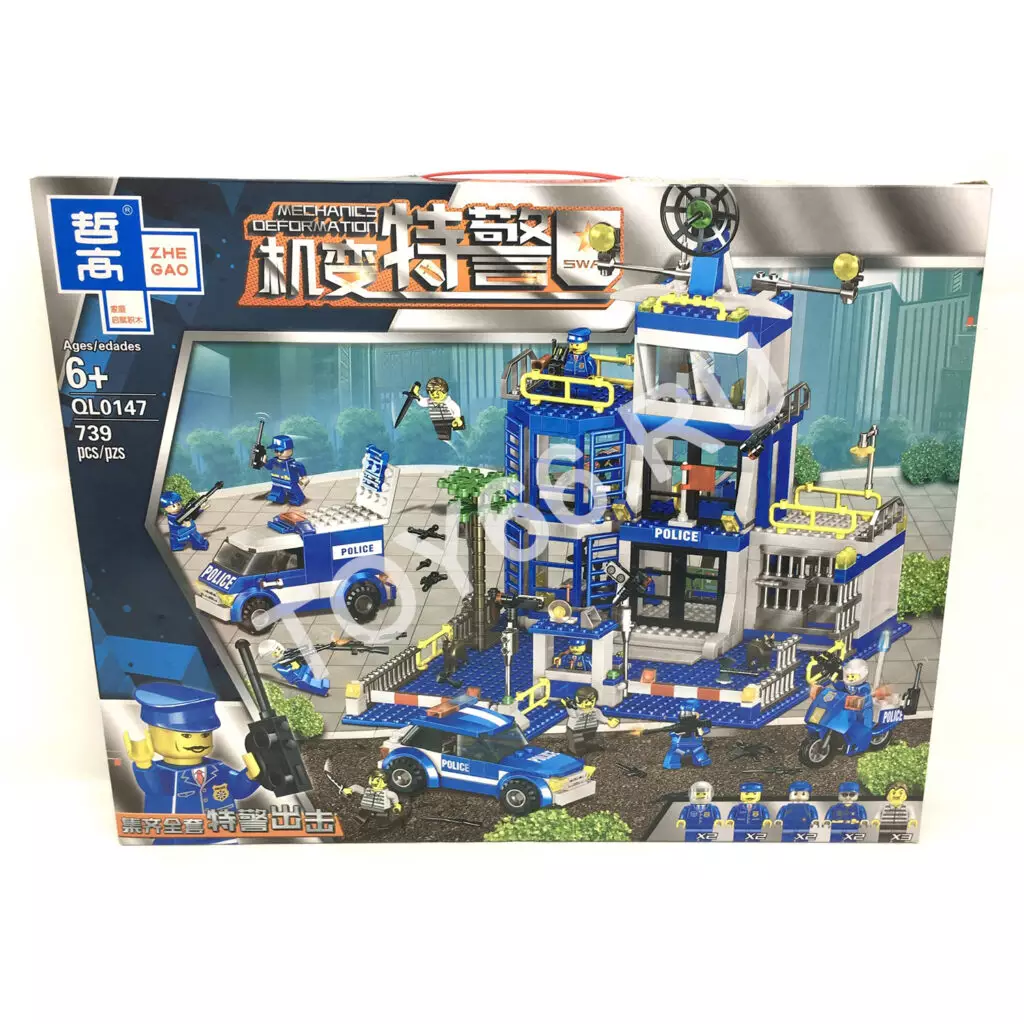 Конструктор Полиция 739 дет. QL0147