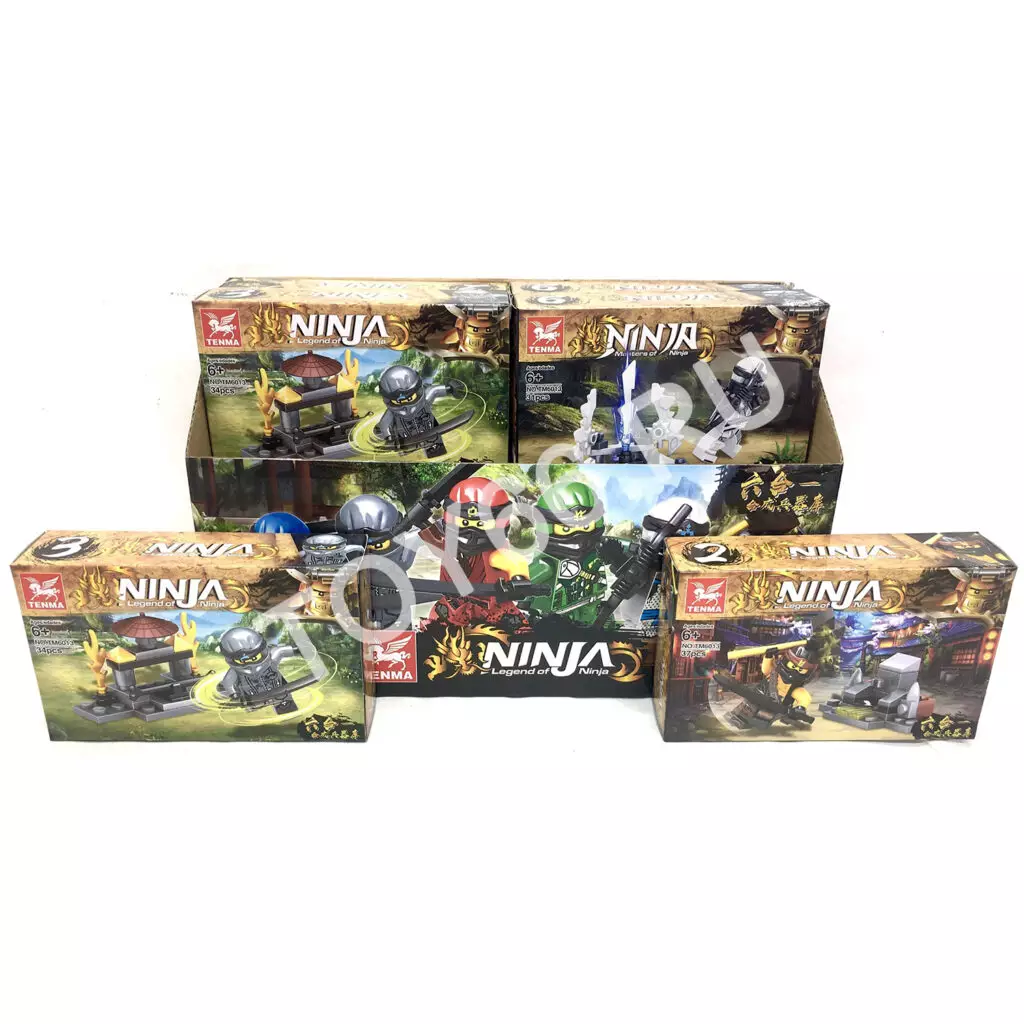 Конструктор Ниндзя 12 шт. в блоке TM6013