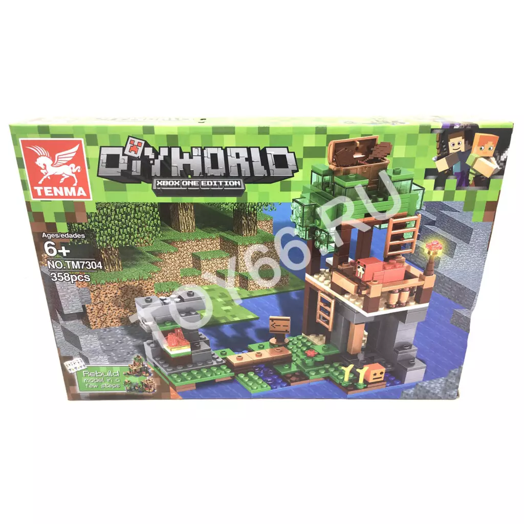 Конструктор Герои из кубиков 358 дет. TM7304