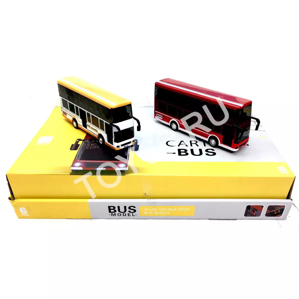 Модели автобуса 6 шт в блоке YD6632A