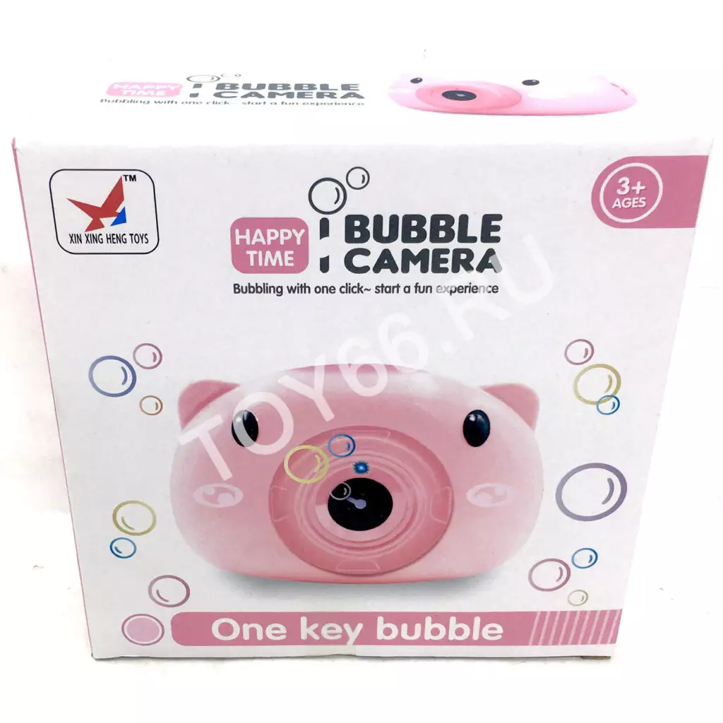 Камера для создания мыльных пузырей Свинка YM868-AA7