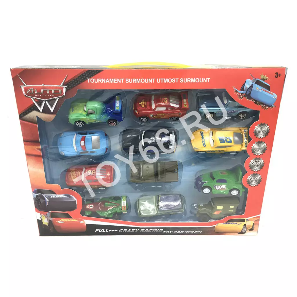 Машинки тачки 12 шт в наборе Z9