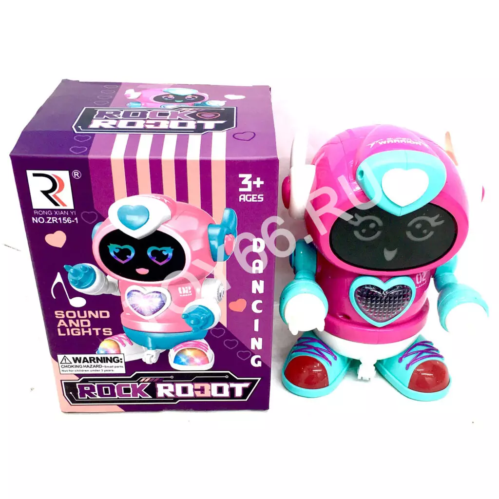 Робот на батарейках свет звук ZR156-1