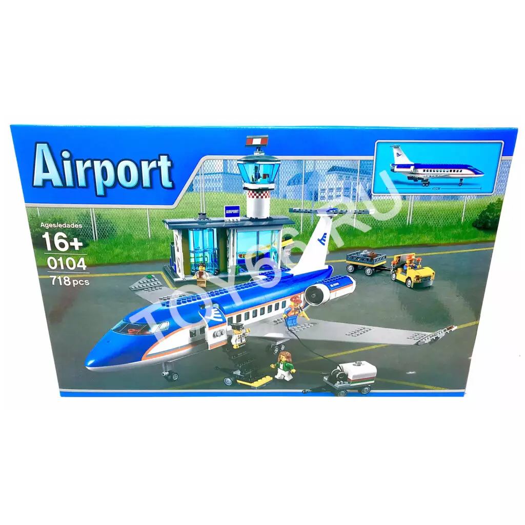 Конструктор Самолёт 718 дет. 0104