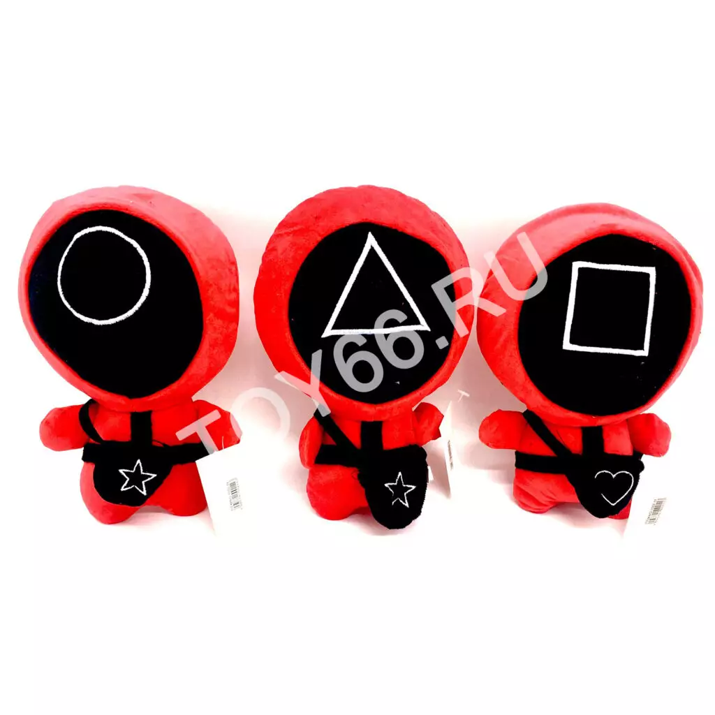 Мягкая игрушка Игра в кальмара 12 шт в блоке 1002-11