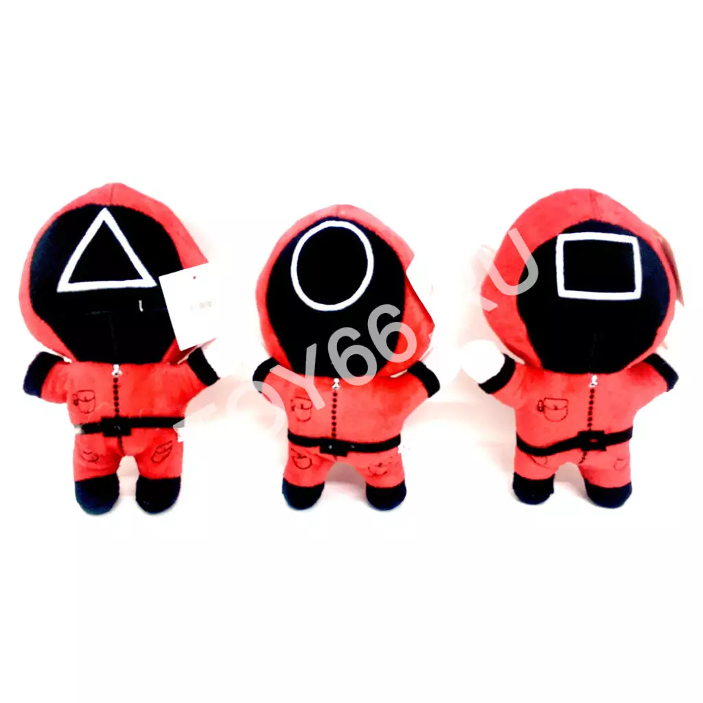 Мягкая игрушка Игра в кальмара 12 шт в блоке 1002-9