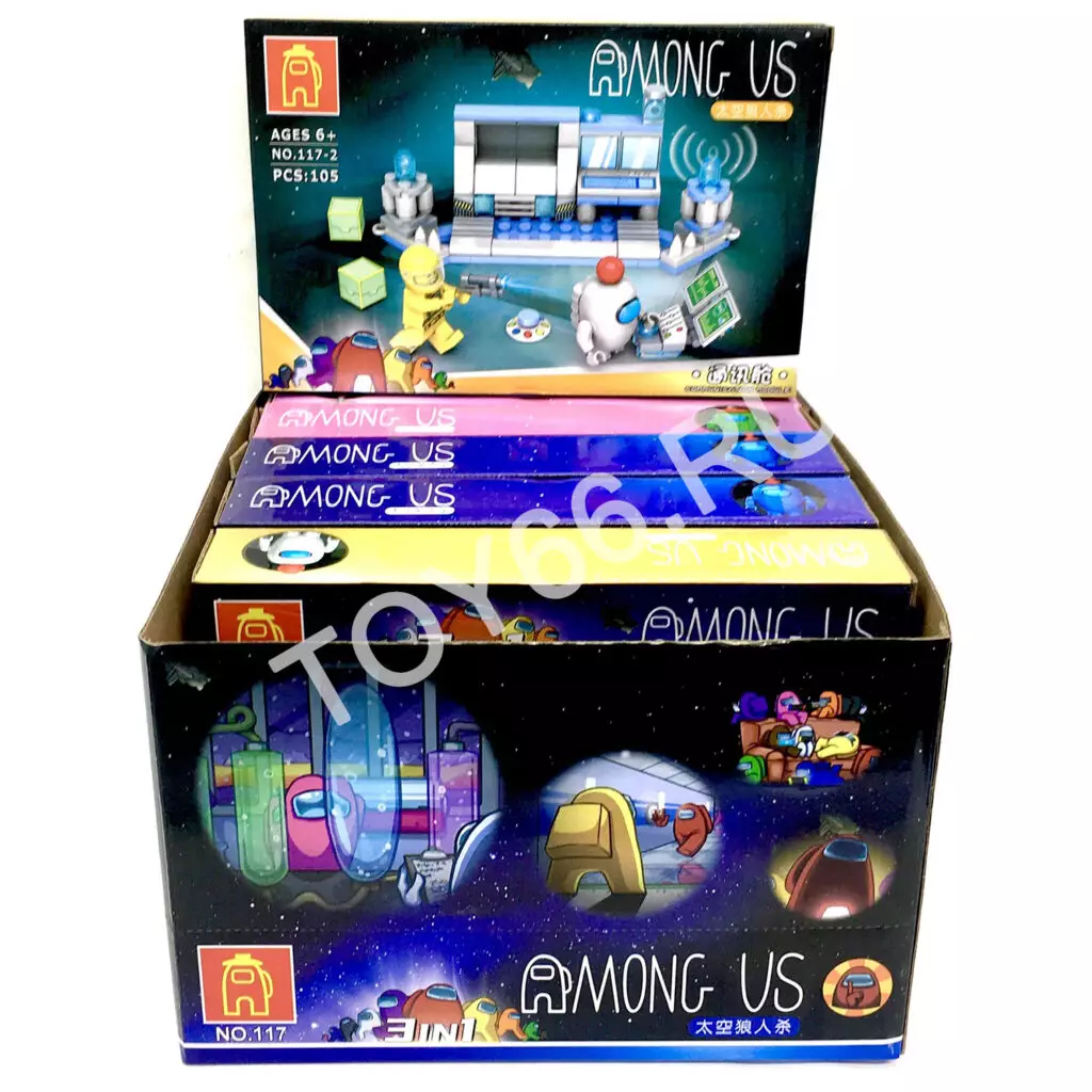 Конструктор НЛО 6 шт в блоке 117A