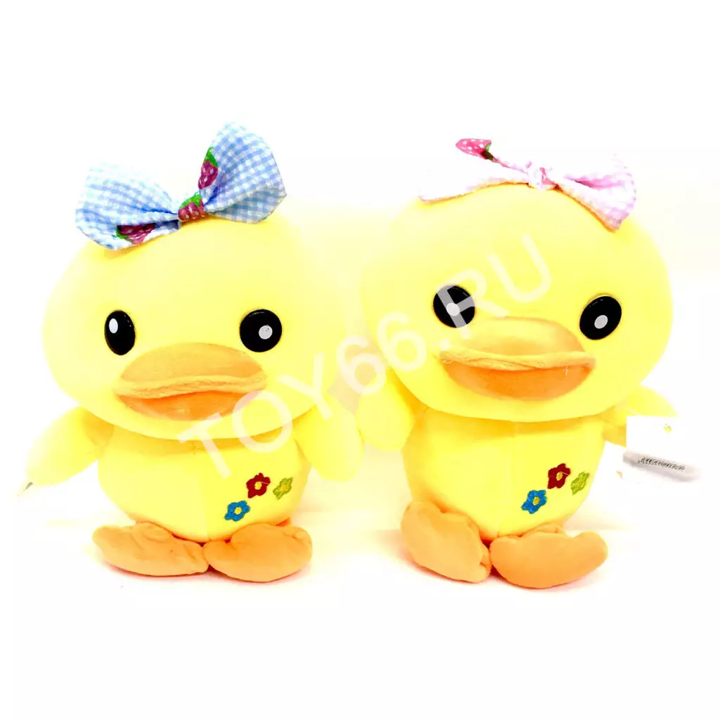 Мягкая игрушка Утка 10 шт. в блоке 1206-28