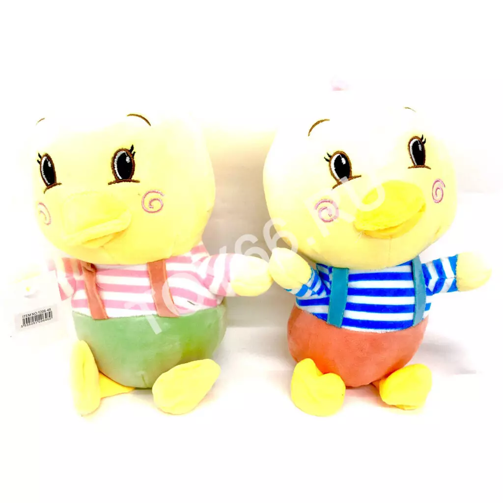 Мягкая игрушка Утка 10 шт. в блоке 1206-48