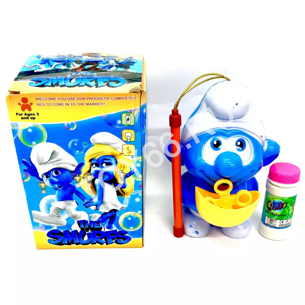 Устройство для запуска мыльных пузырей Смурфики 1483A