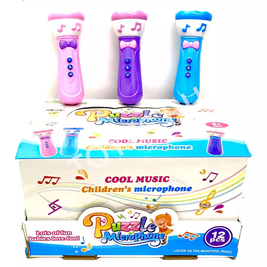 Микрофон муз. 12 шт. в блоке 162-8