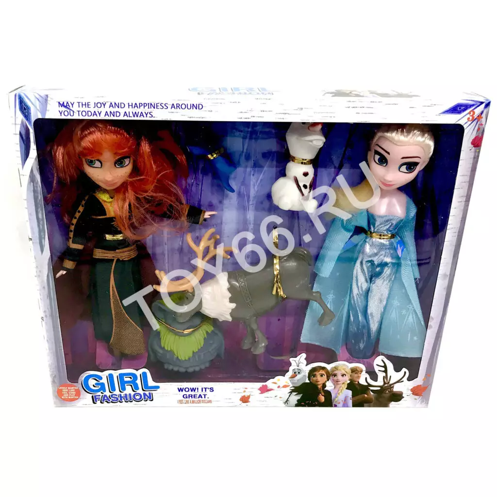 Кукла Холод 2 героя с аксессуарами 180A