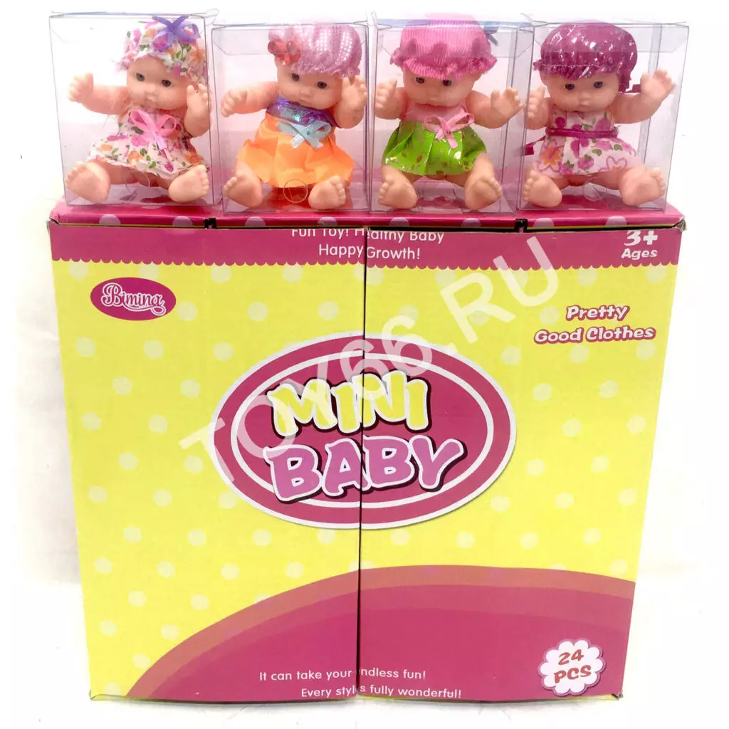 Пупсы 24 шт в блоке 1909