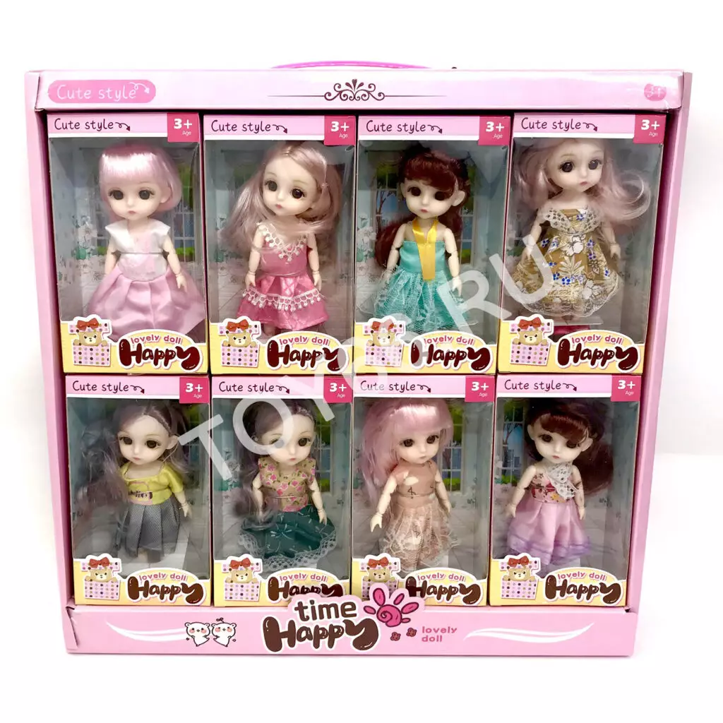 Кукла Happy doll 8 шт в блоке 1910