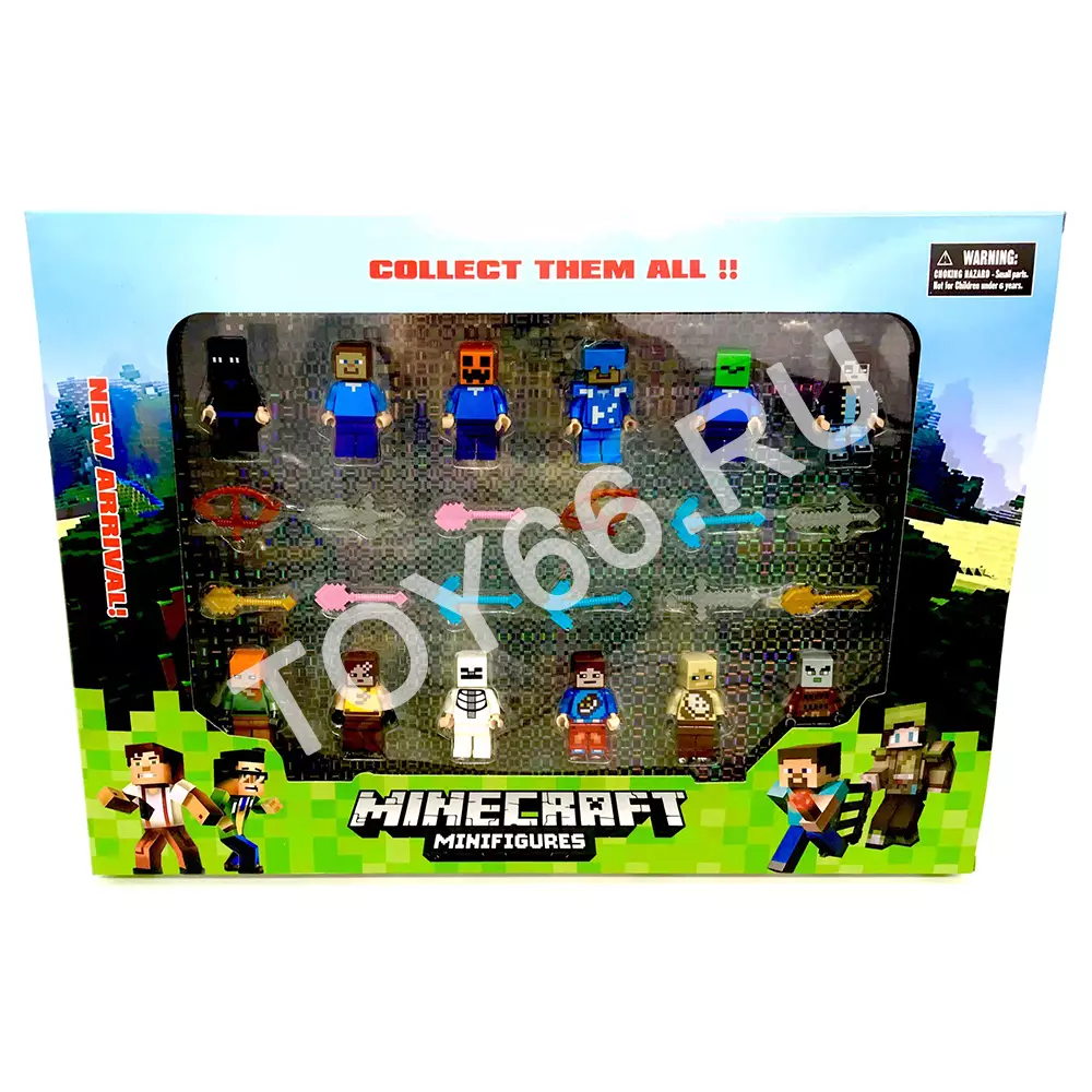 Фигурки Герои из кубиков 12 шт в наборе 22620