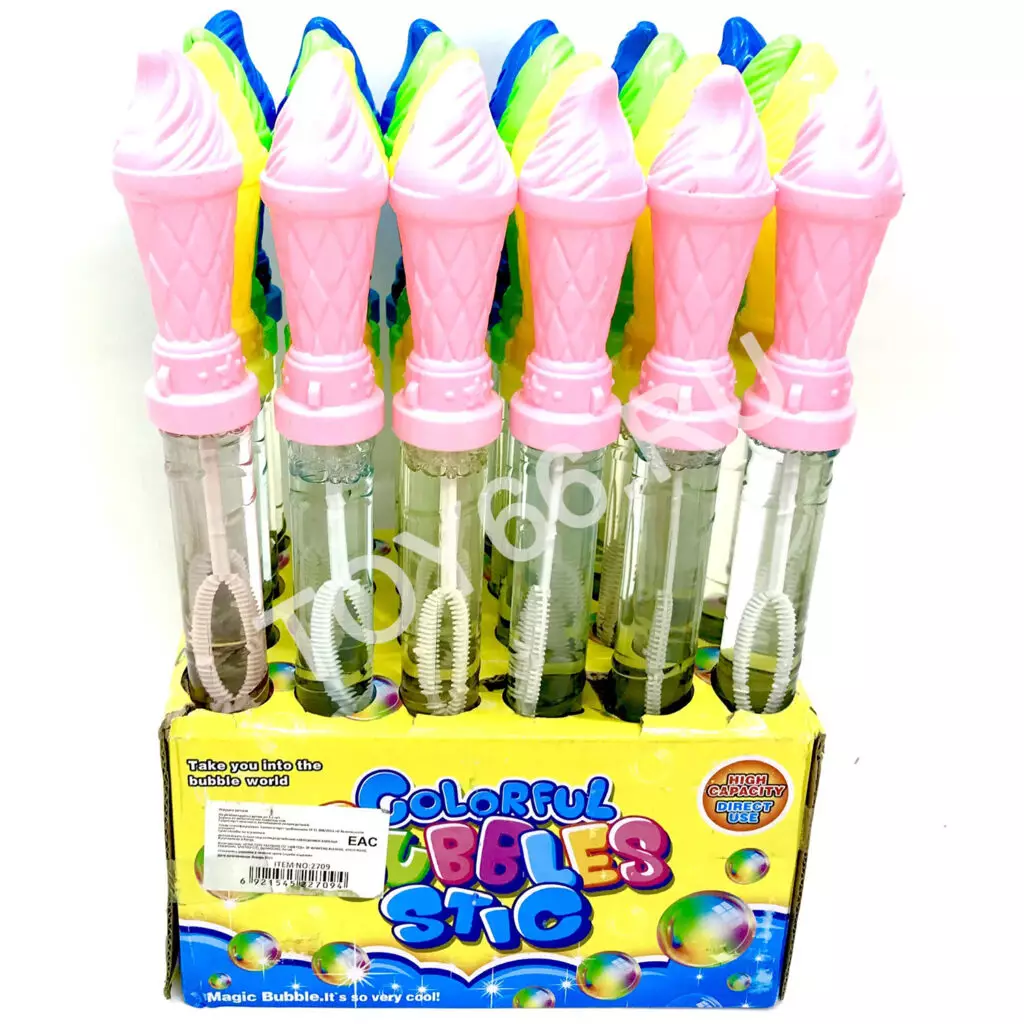 Мыльные пузыри Мороженное 24 шт в блоке 2709