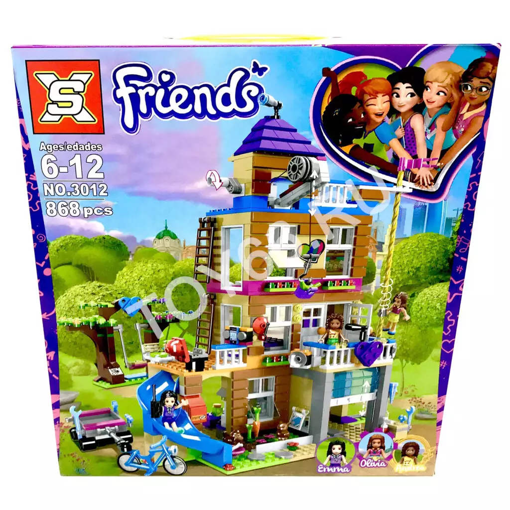 Конструткор Друзья 868 дет. 3012