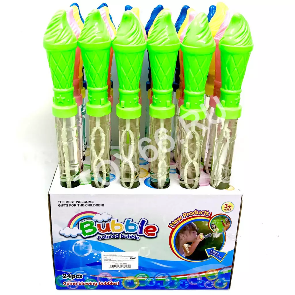 Мыльные пузыри Мороженное 24 шт в блоке 3825