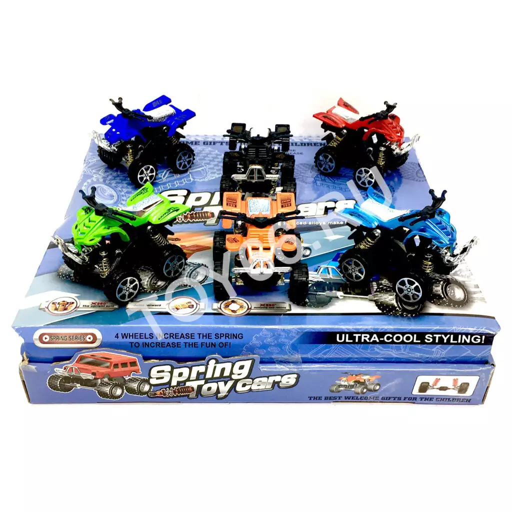 Машинки Вездеход 12 шт. в блоке 399-61D