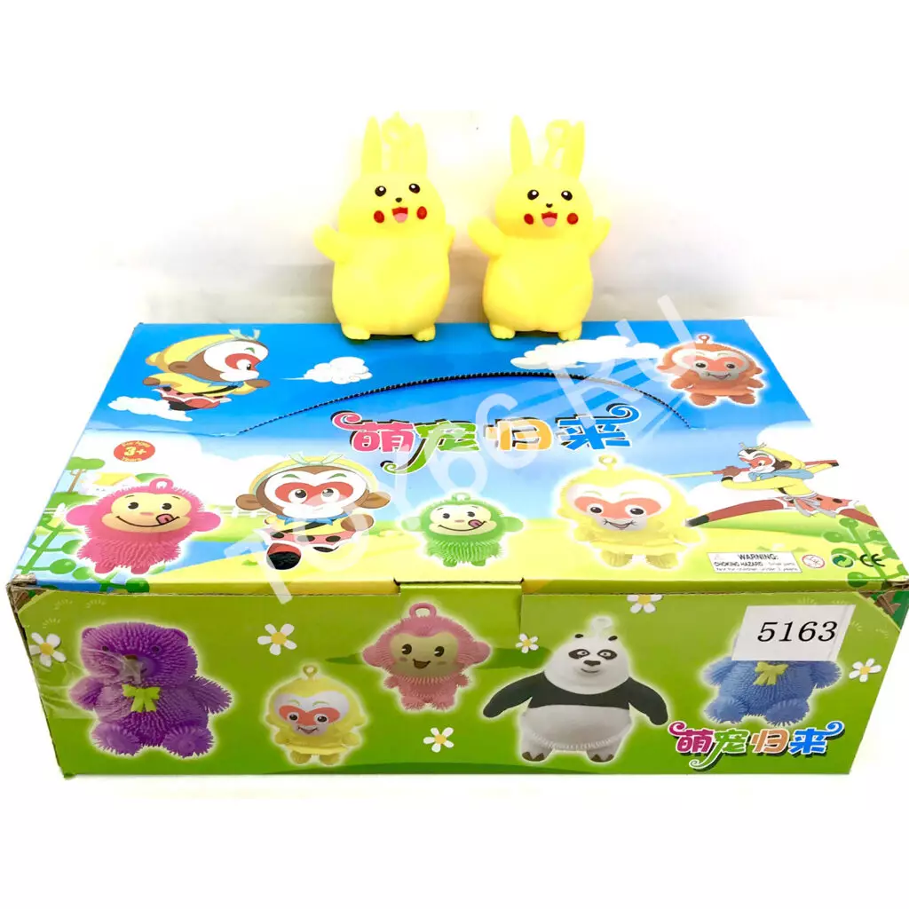 Мякиши Покемон (свет) 24 шт. в блоке 5163