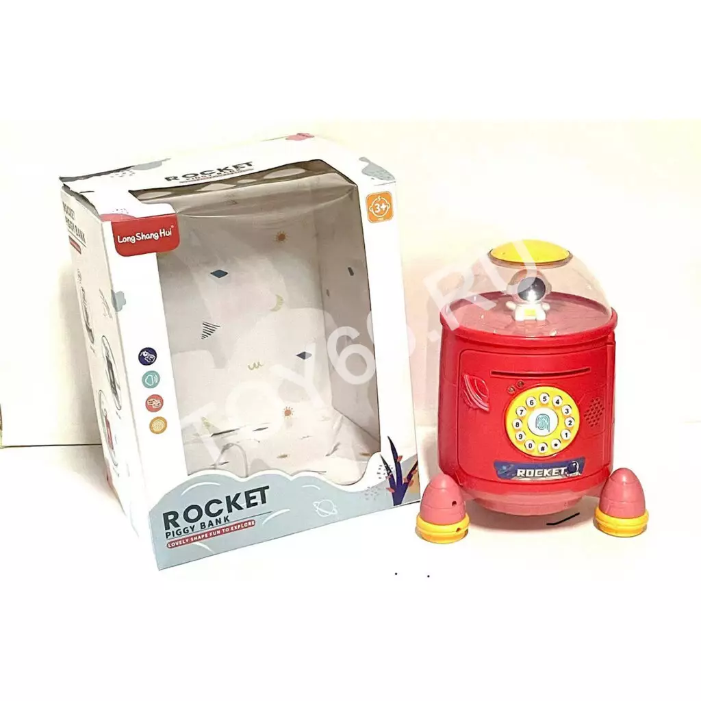 Копилка Ракета с кодом 589-17A