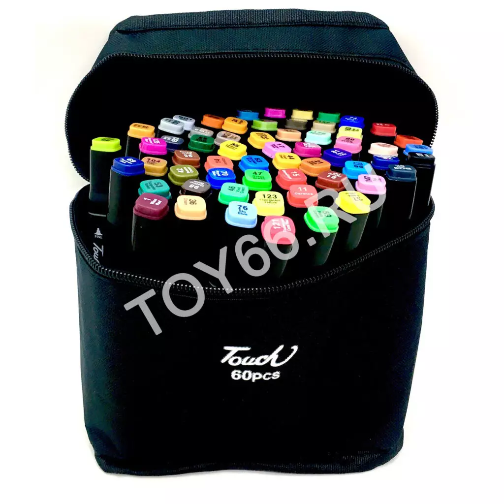 Фломастеры в чехле 60 шт 60