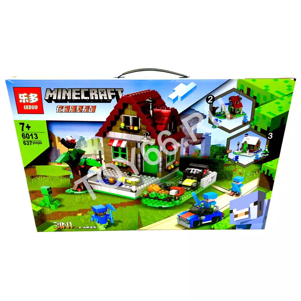 Конструктор Маинкрафт 637 дет. 6013