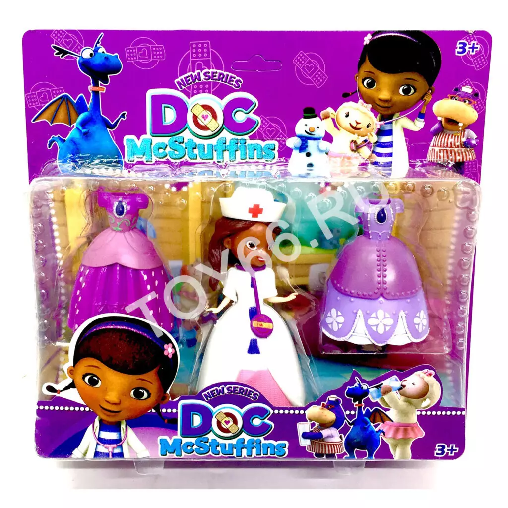 Кукла Доктор + 2 платья 6030