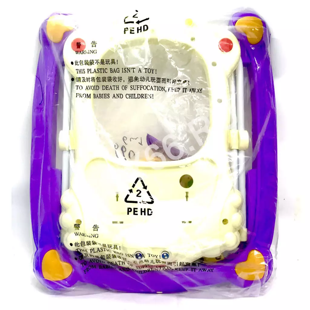 Ходунки в ассортименте 3 цвета (голубой, сиреневый, зелёный) 660