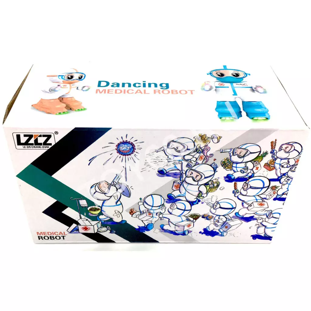 Робот на батарейках (танцует, свет, звук) 6678-19