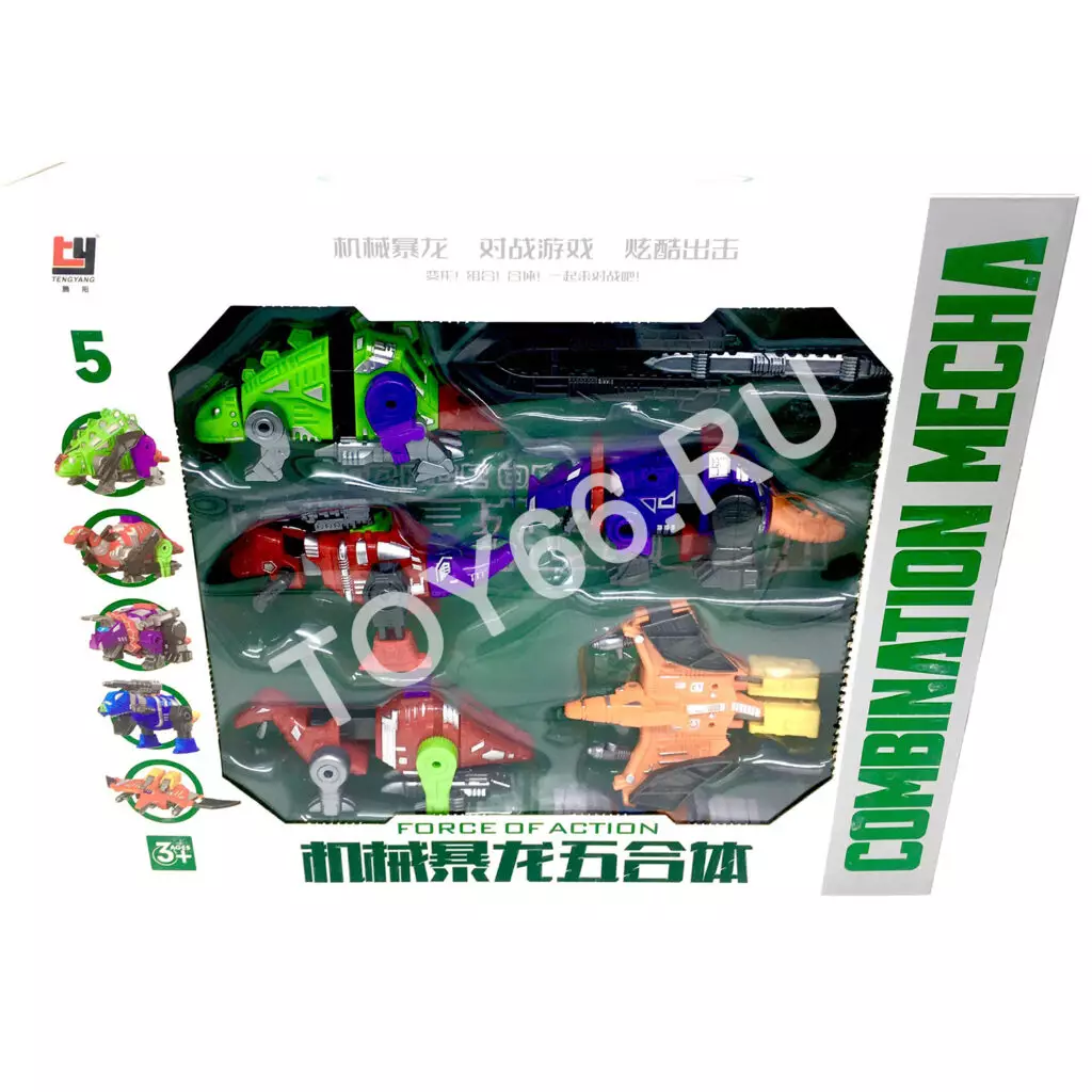 Роботы трансформеры 5 шт в наборе 6731-A
