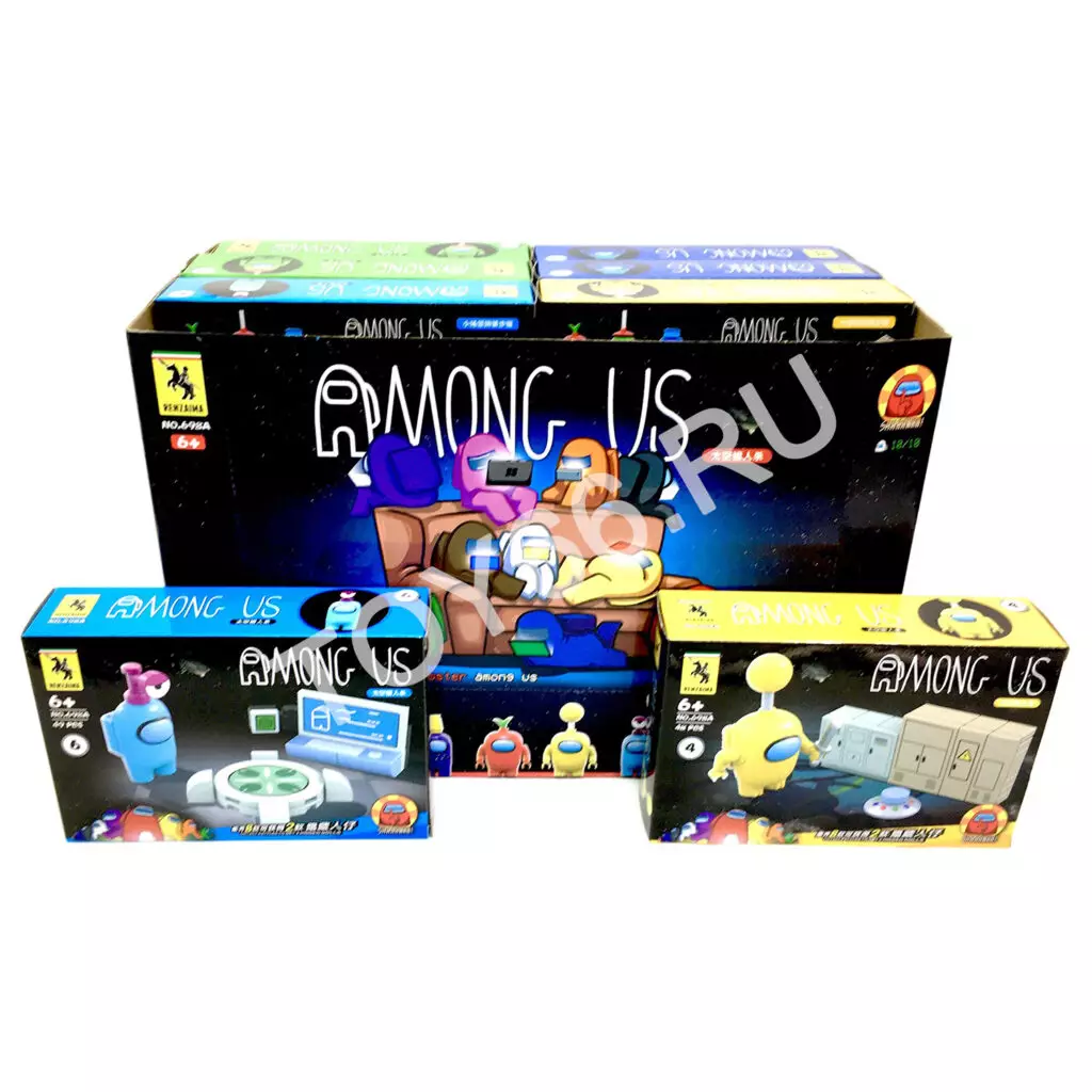 Конструктор НЛО 16 шт. в блоке 698A