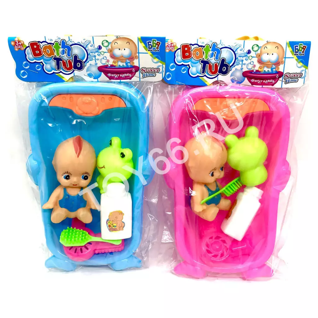 Пупс в ванной с аксессуарами 699-299A