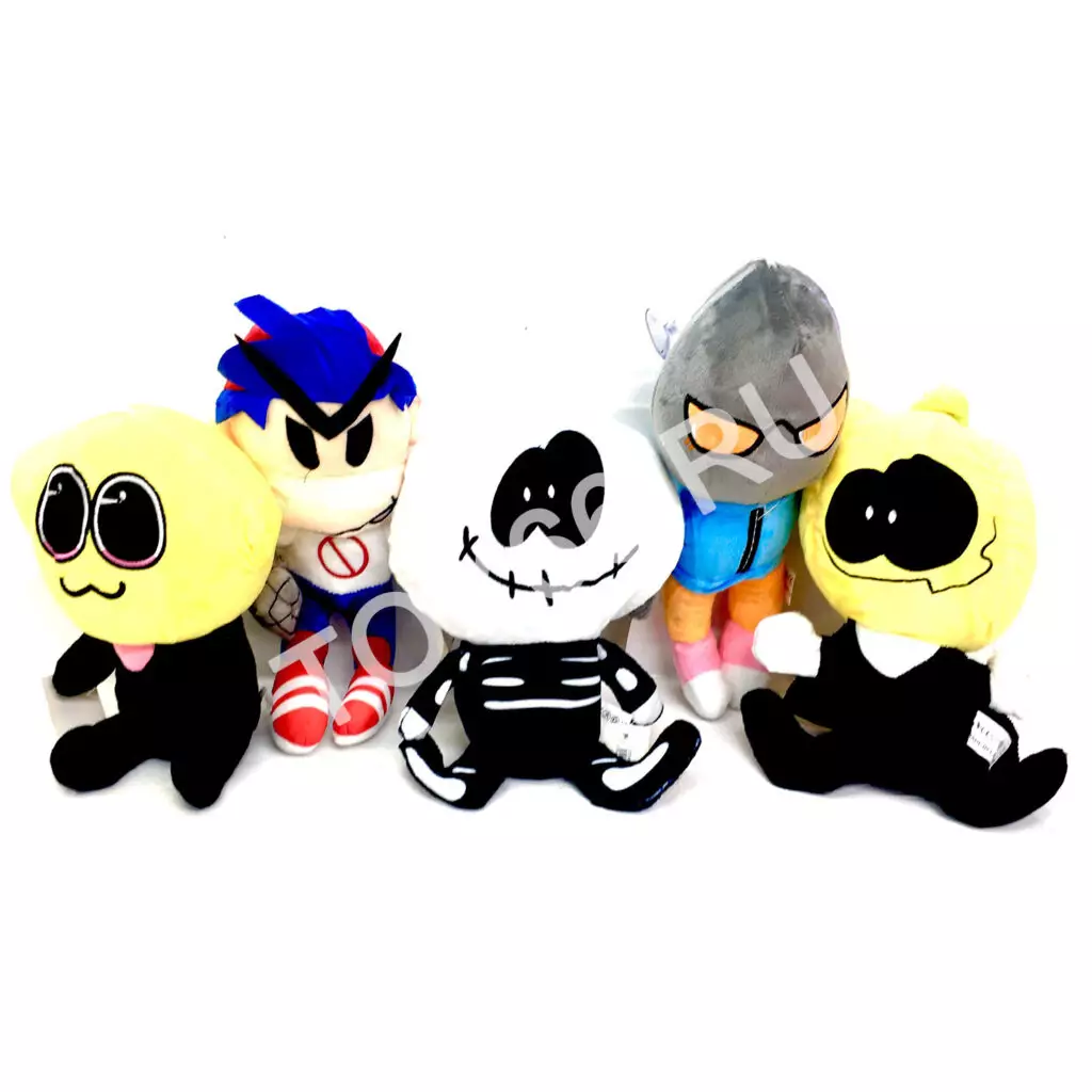 Мягкая игрушка Игры Friday night funkin 10 шт. в блоке 727-3