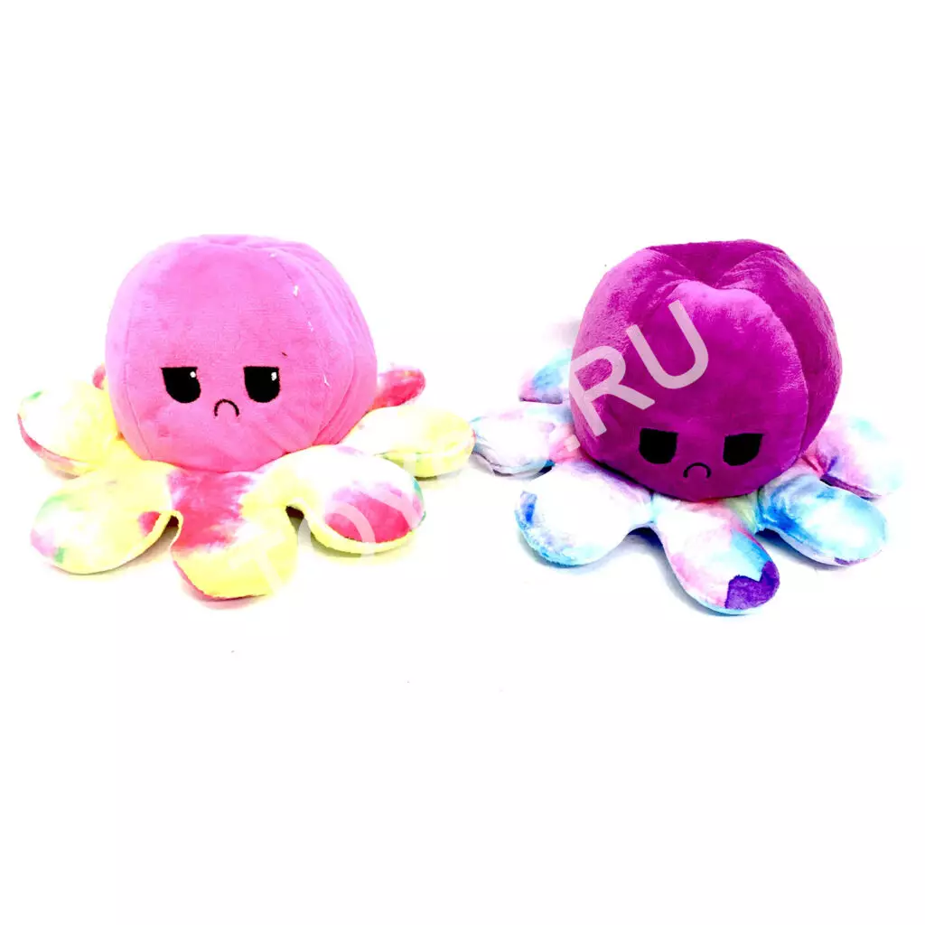 Мягкая игрушка Осьминог перевёртыш 12 шт. в уп. 727-5